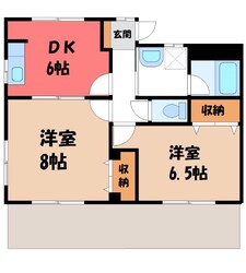 第３鬼怒ハイツの物件間取画像